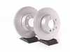 ES#2549935 - 34116854998KT - Front Brake Rotors - Pair (300x24) - Critical component to be replaced during brake service - Genuine BMW - BMW