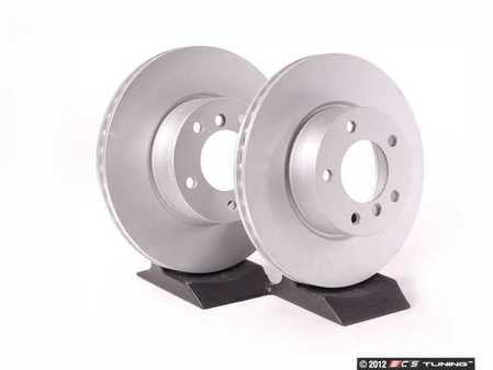 ES#2549935 - 34116854998KT - Front Brake Rotors - Pair (300x24) - Critical component to be replaced during brake service - Genuine BMW - BMW