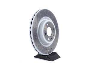 ES#2586601 - 34116855782KT - Front Drilled JCW Rotors - Pair 12.44" (316x22) - High performance rotors for stopping your MINI. - Genuine MINI - MINI