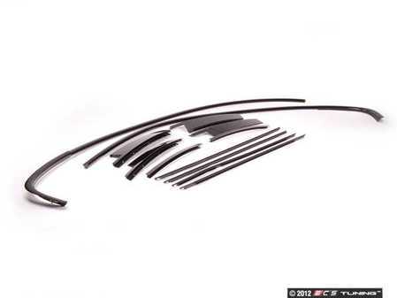 ES#2576056 - e90shadowkt - High Gloss Shadowline Trim Kit - 12 pieces - Genuine BMW - BMW