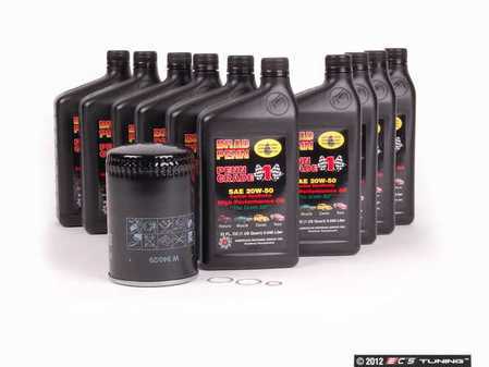 ES#2575877 - 93010776401KT4 - Penn Grade 1 Oil Service Kit (20w-50) - Includes Mann filter and Genuine Penn Grade 1 A40 Spec Oil - Assembled By ECS - Porsche