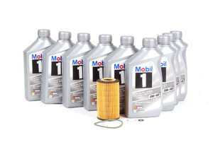 ES#2561675 - 99610722553KT9 - Genuine Oil Service Kit (0w-40) - Includes Genuine filter and Genuine Mobil 1 A40 Spec Oil - Assembled By ECS - 