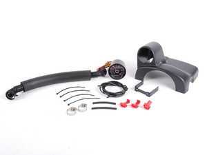 ES#2575797 - MK6GTIBSTKT2 - NewSouth Offset Column Pod Gauge Kit - GTI Syled Face - Includes NewSouth 30in Hg/30 PSI Mechanical Boost Gauge, Offset Column Pod and Multi-Tap Hose - New South Performance - Volkswagen