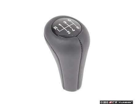 ES#47215 - 25117523817 - Leather Shift Knob - 6 Speed - Standard replacement leather shift knob - Genuine BMW - BMW