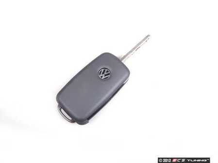 ES#2568141 - 3592RKLN12298 - Remote Key Cover Plastic - Grey - Snap on covering for your switchblade style key - ECS - Volkswagen