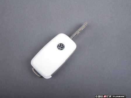 ES#2568142 - 3592RKLN12291 - Remote Key Cover Plastic - White - (NO LONGER AVAILABLE) - Snap on covering for your switchblade style key - ECS - 