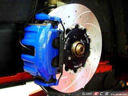 ES#4061 - 301AA302A-2PCXS - Replica Rotor Set - 2-Piece Cross-Drilled & Slotted (334x32) - This is a ECS replica rotor for part #1J0 615 301AA / #1J0 615 302A - ECS - 