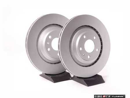 ES#2550356 - 4F0615601FKT - Rear Brake Rotors - Pair (330x22) - Restore stopping power - Meyle - Audi
