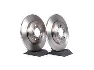 ES#2580390 - 8E0615601MKT2 - Rear UV Coated Brake Rotors - Pair (288x12) - Features Brembo's special UV paint treatment that guarantees superior corrosion resistance. - Brembo - Audi