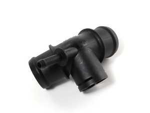 ES#251395 - 1J0121087 - Water Distribution Pipe - Palstic 3-way oulet at lower radiator hose - Original Equipment Supplier - Volkswagen