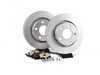 ES#2562301 - 4B3615601KT1 - Rear Brake Service Kit - Featuring Meyle rotors and ECS DD23 Daily Driver pads - Assembled By ECS - Audi