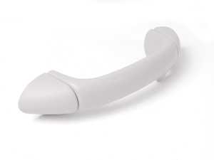 ES#115375 - 51447057482 - Rear Right Grab Handle - Gray - (NO LONGER AVAILABLE) - Located in the headliner in the rear seats. - Genuine MINI - 