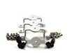 ES#1303018 - ECS4275KT-ASLV - Coil Pack Hold Down Kit - Silver - A creative & attractive solution for your coil pack "popping" problem - ECS - Audi Volkswagen