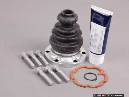 ES#2576058 - 443498201B - Inner C/V Joint Boot Kit - Priced Each - Complete boot kit with hardware and grease - Meyle - Audi