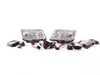 ES#9564 - FKFS4011 - Angel Eye Projector Headlight Set - Chrome - (NO LONGER AVAILABLE) - With fog lights, with clear turn signals - FK - 