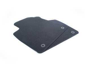 ES#455748 - 8N1061232EB29G - Carpeted Floor Mat Set - Sabre (Black) - (NO LONGER AVAILABLE) - Protect your interior carpet - Genuine Volkswagen Audi - 