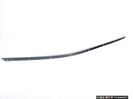 ES#93625 - 51322427409 - E39 Gloss Shadowline Trim - Left - Located above the front window, running from the "A" pillar to the front of the "B" pillar - Genuine BMW - BMW