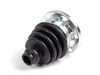 ES#2133 - 1J0498201 - Front Inner CV Boot Kit - Left - Complete boot kit, including grease and hardware for standard style axle shafts. - Genuine Volkswagen Audi - Volkswagen