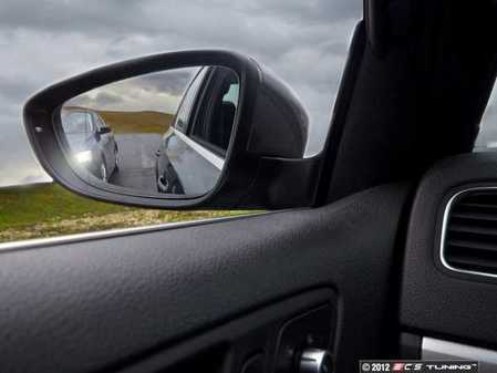 ES#2550868 - 5C6857521B2F  - GLI Blind Spot Mirror Glass - Set - These heated blind spot mirrors help to improve your sense of what is going on around you - Genuine European Volkswagen Audi - Volkswagen