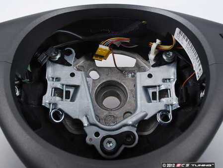 ES#53818 - 32342282992 - E46 M3 M3 Competition Steering Wheel - Without Multifunction Controls - (NO LONGER AVAILABLE) - Alcantara with M color stitching - Genuine BMW - 