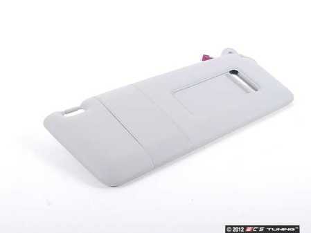 ES#87163 - 51168242556 - Gray Vinyl Sun Visor - Right - Lighted with vanity mirror  - Genuine BMW - BMW