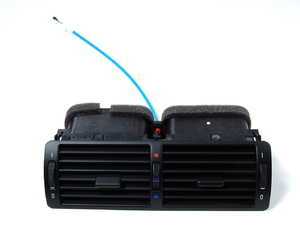 ES#178776 - 64228364021 - E39 Center Air Vent Assembly - Schwarz/Black - Commonly in need of replacement due to broken adjuster or vents - Genuine BMW - BMW