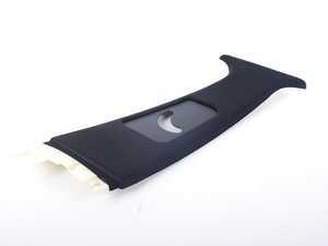 ES#110674 - 51432491494 - "B" Pillar Trim - Upper Right - Anthrazit/Dark Gray/Black, located center of  vehicle, where upper seat belt mount attaches - Genuine BMW - BMW
