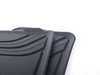 ES#2537477 - 51472219802 - Basic Line Rear Rubber Floor Mat Set - Schwarz/Black - Genuine BMW - BMW