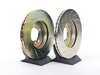 ES#522239 - GD932 - Front Sport Brake Rotors - Pair (300x22) - Upgrade to a dimpled and slotted rotor for improved braking - EBC - BMW