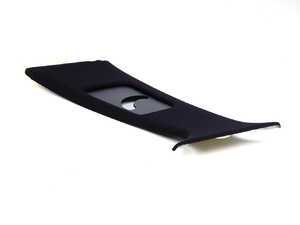 ES#110673 - 51432491493 - "B" Pillar Trim - Upper Left - Anthrazit/Dark Gray/Black, located center of  vehicle, where upper seat belt mount attaches - Genuine BMW - BMW