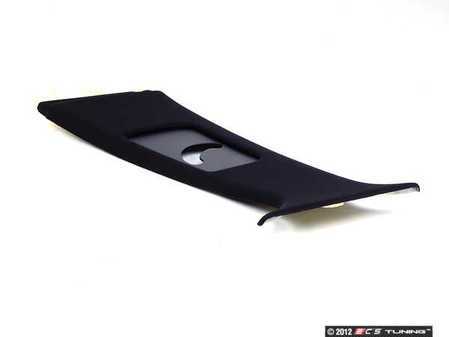 ES#110673 - 51432491493 - "B" Pillar Trim - Upper Left - Anthrazit/Dark Gray/Black, located center of  vehicle, where upper seat belt mount attaches - Genuine BMW - BMW