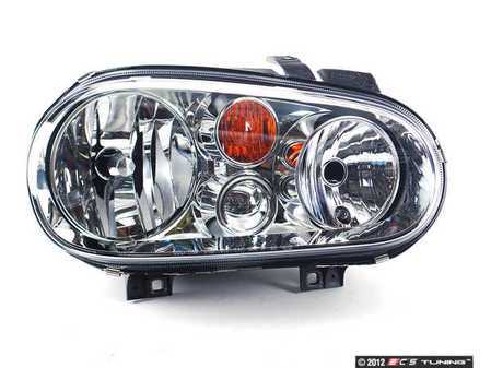 ES#310755 - 1J0941018D -  Headlight - Right - Without fog light, with amber turn signal lens - Genuine Volkswagen Audi - 