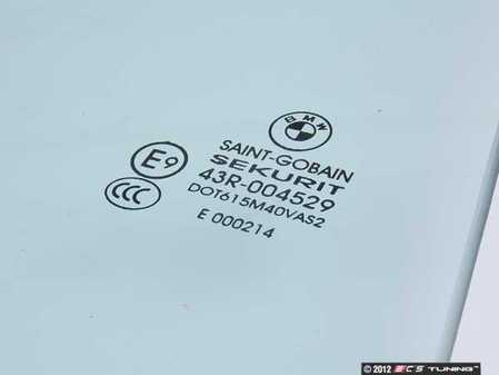ES#95208 - 51348402572 - SIDE WINDOW - Genuine BMW - BMW