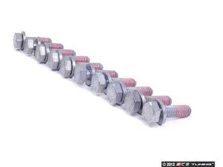ES#2561484 - 07119905750kt - Hex Bolt With Washer - Pack Of 10 - M6X20-ZNNIV SI	 - Genuine BMW - 