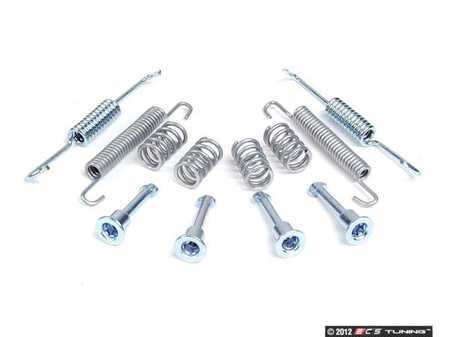 ES#2574687 - 34410034938 - Parking Brake Hardware Kit - Includes springs and retainer pins. One kit services rear axle. - ATE - Audi BMW Volkswagen