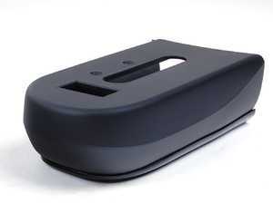 ES#137008 - 52107003544 - Black Seat Belt Trim Cover - Right - Covers the seat belt trim next to headrest - Genuine BMW - BMW