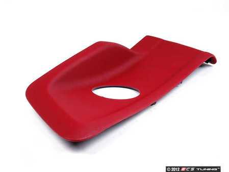 ES#113573 - 51438170330 - Right Rear Trim Panel Insert - Classic Red - Trim panel located the rear of the vehicle that surrounds the speaker assembly - Genuine BMW - BMW