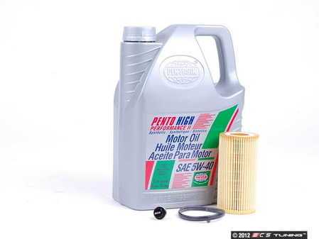ES#5465 - MK520T3KKTWMDP -  Oil Service Kit - With Magnetic Drain Plug - Includes Pentosin oil, filter, and magnetic drain plug - Assembled By ECS - Audi Volkswagen