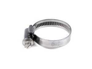 ES#16314 - 07129952113 - Hose Clamp, Worm Gear - Stainless Steel - L28-L33 Size - heater hose, etc - Genuine BMW - BMW