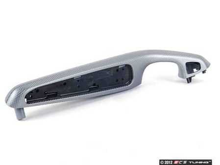ES#100085 - 51417895394 - Front Right Arm Rest Trim - Grey/Silver Cube - (NO LONGER AVAILABLE) - For coupe and convertible models - Genuine BMW - 