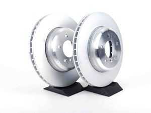 ES#2526447 - 34116782593KT -    Front Brake Rotors - Pair (348x30) - Featuring a two piece design and an aluminum hat - Genuine BMW - BMW