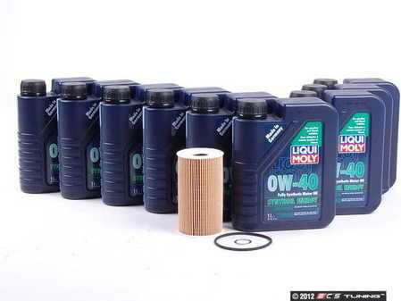 ES#2535662 - 99610722553KT - Liqui Moly Synthoil Oil Service Kit (0w-40) - Includes Hengst filter and Liqui Moly Synthoil Energy A40 Spec oil - Assembled By ECS - Porsche