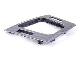 ES#84406 - 51167895387 - Shifter Trim - Silver Cube - Located at the base of the shifter - Genuine BMW - BMW