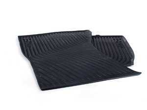 ES#2164882 - 4G1061221041 - Front Rubber Floor Mat Set - Black - A set of two front floor mats with A6 emblem - Genuine Volkswagen Audi - Audi
