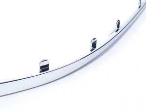 ES#74417 - 51117033475 - Front Chome Bumper Moulding - Driver (Left) - Ready for install - Genuine BMW - BMW
