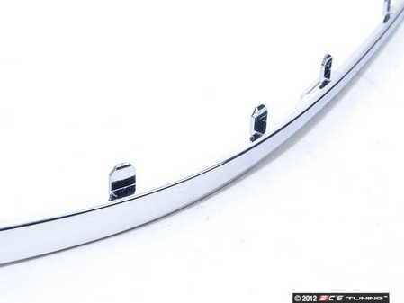 ES#74417 - 51117033475 - Front Chome Bumper Moulding - Driver (Left) - Ready for install - Genuine BMW - BMW