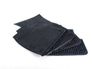 ES#2569741 - 4G1061221041KT - Rubber Floor Mat Set - Black - Keep your interior carpet protected - Genuine Volkswagen Audi - Audi