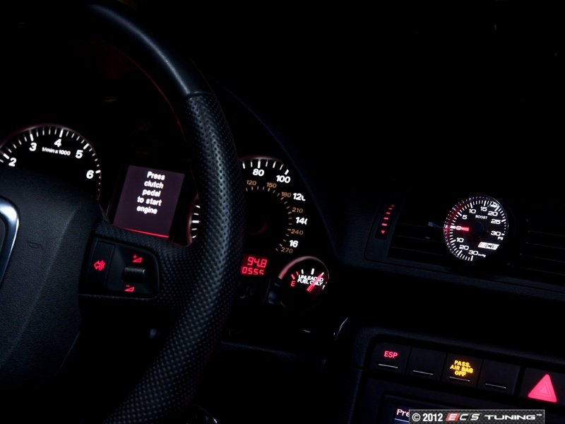 ECS News Audi B7 A4 2.0T ECS Vent Pod Boost Gauge Kits