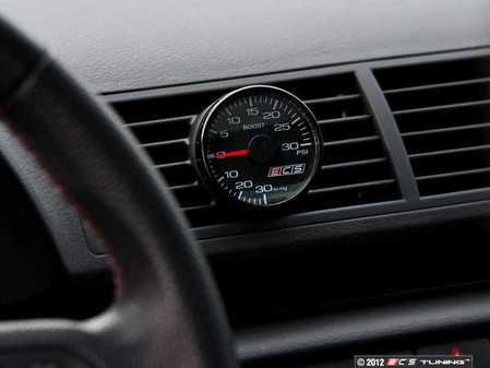 ES#8020 - 8E0998003 - ECS Vent Pod Boost Gauge Kit - (NO LONGER AVAILABLE) - Vent-mounted digital boost gauge for B6 A4 looks factory installed - ECS - 