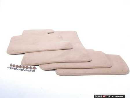 ES#124867 - 51478266754 - E46 Carpeted Floor Mats - Beige - Complete set of four - Genuine BMW - BMW